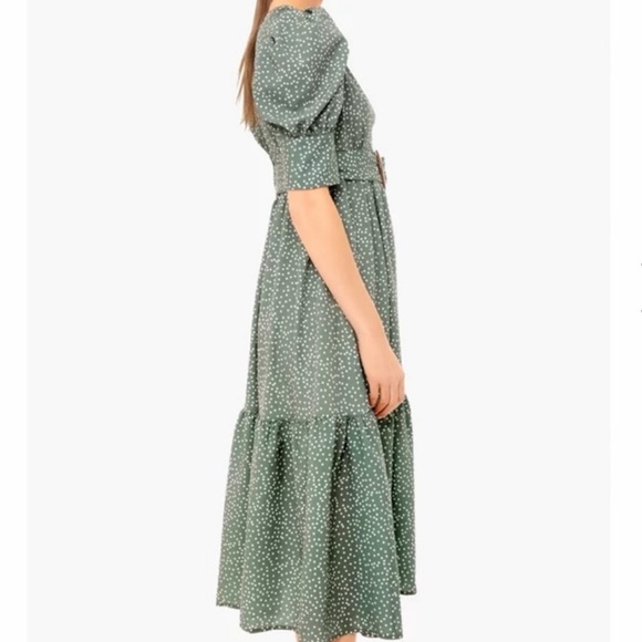 [OPT] Green Papin Dress from Tuckernuck - Picture 2 of 8